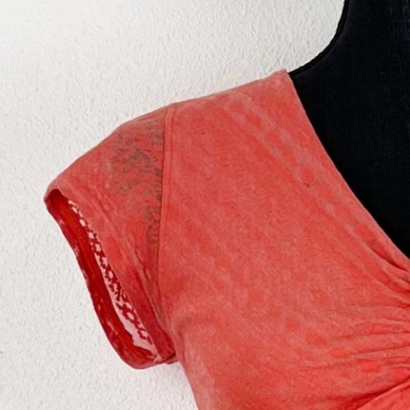 Athleta Dress Womens Cap Sleeve Small Peach Orange Athleisure Small - Picture 3 of 8